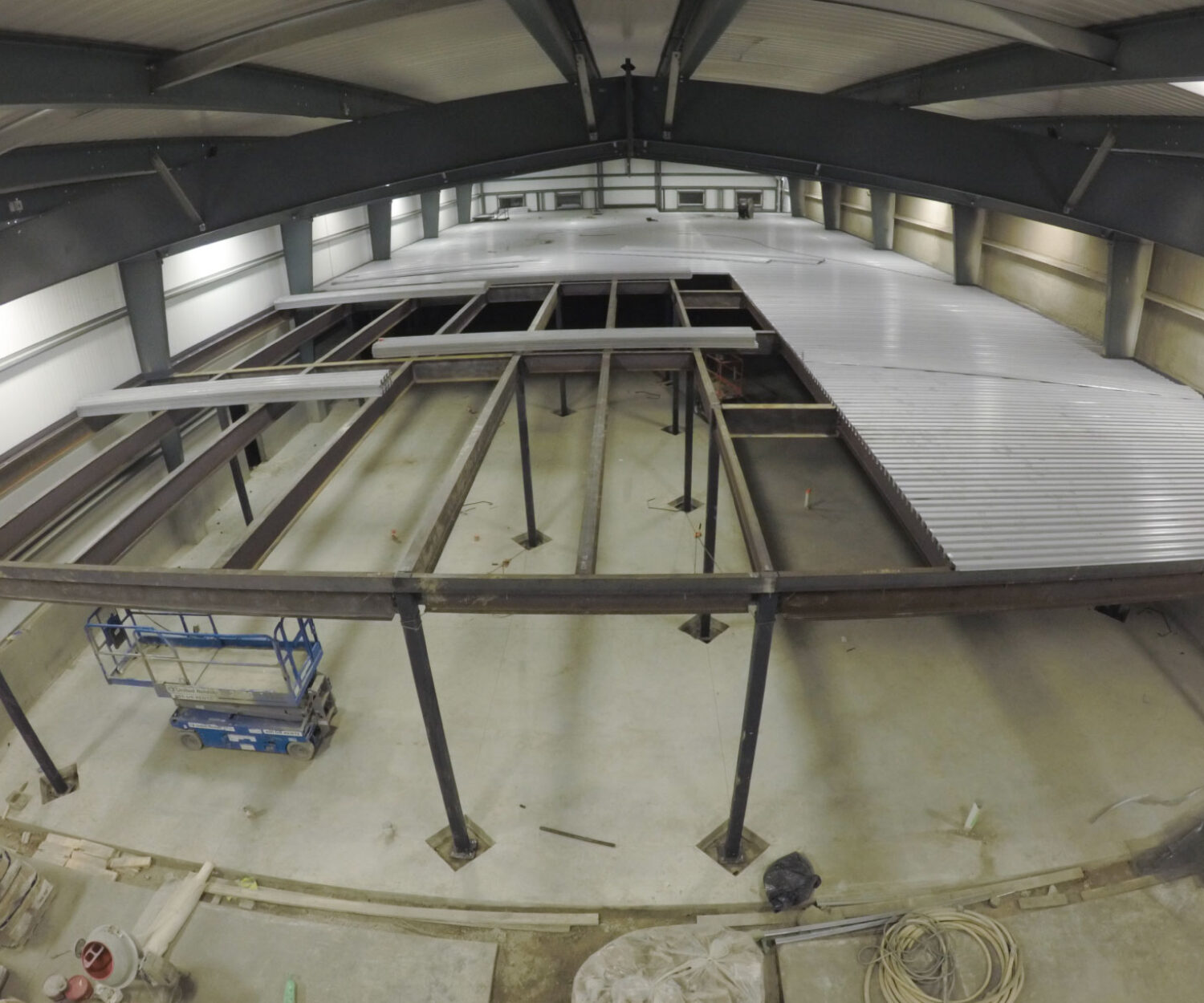 Greenway retrofit second floor construction